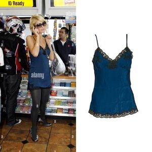 Lace Silk Cami As Seen On Paris Hilton